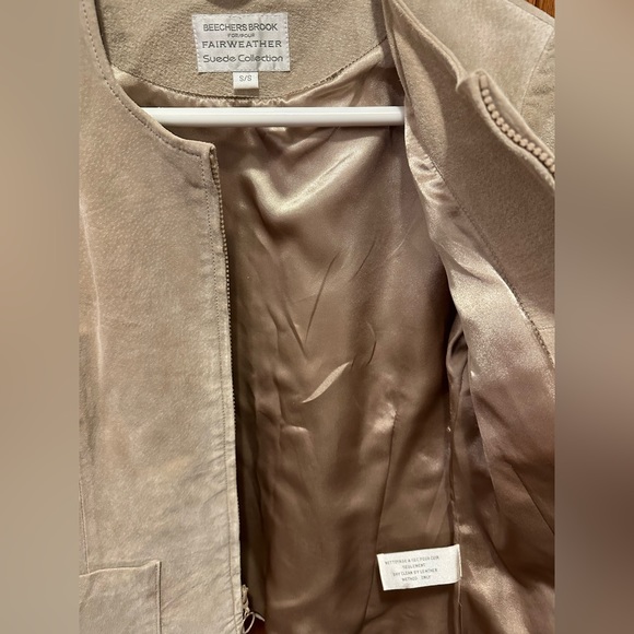 Y2K suede zip up jacket - Picture 7 of 8